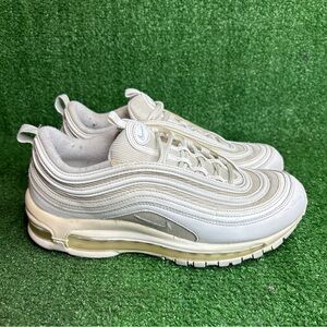 Nike Air Max 97 Womens Size 10 White Athletic Running Walking Shoes‎ Sneakers